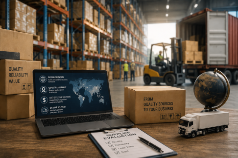 product sourcing supplier handshake boxes